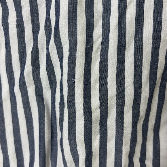 J.Crew Collared Tie-Sleeve Popover Stripe Shirt Tunic sz XL - Picture 10 of 10